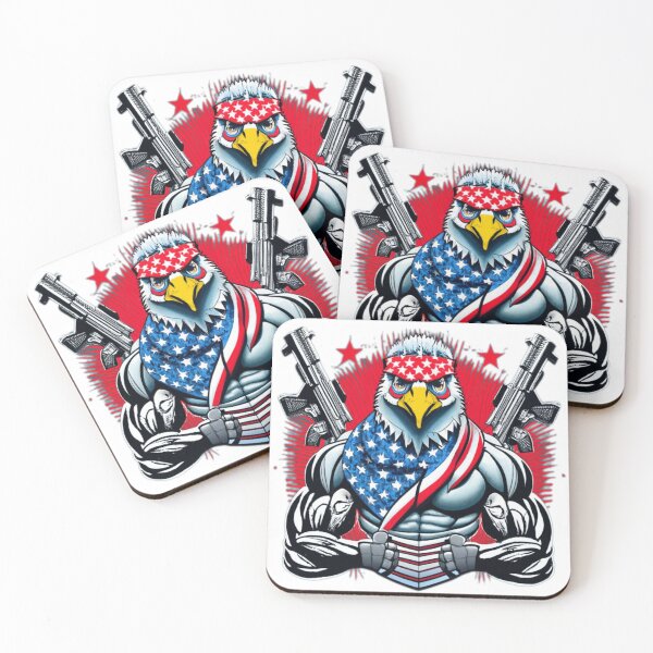Item preview, American eagle with guns designed and sold by WarsawKing.