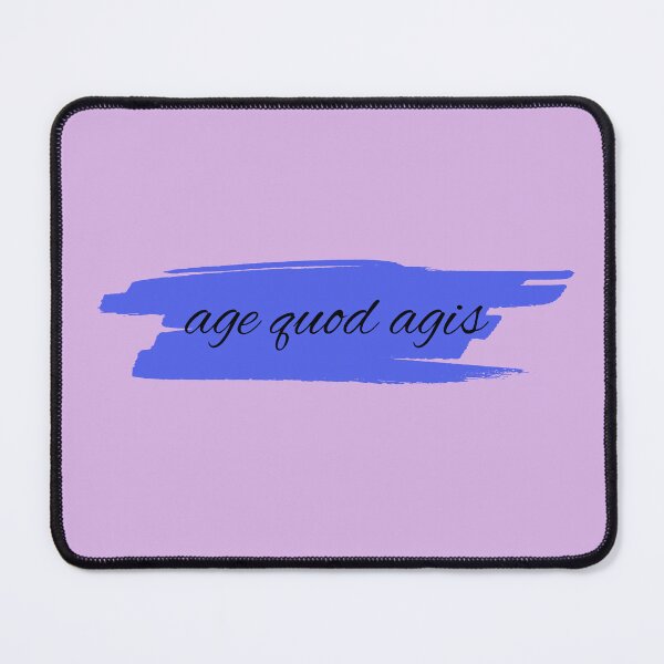 Item preview, Latin, age quod agis  designed and sold by WildLadyWood.