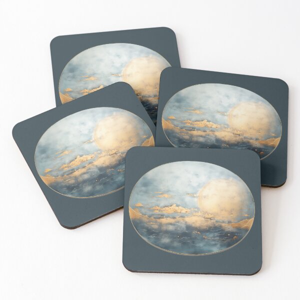 Item preview, Golden Gilded and Copper Patina Ocean Sunset designed and sold by PortSundries.