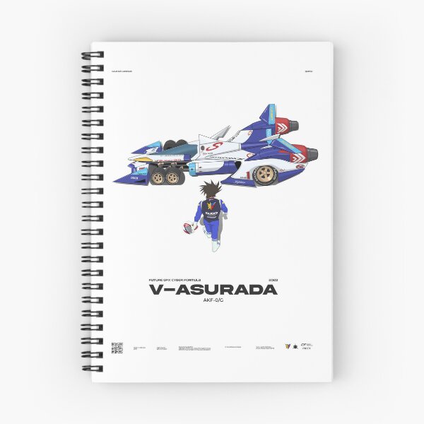 Item preview, Cyber Formula : Sugo - V-Asurada AKF-0/G detailed illustration with Akira Style designed and sold by efiik.