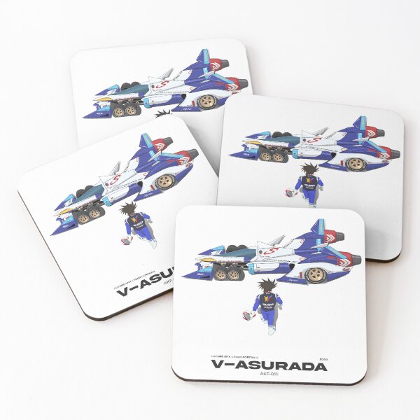 Item preview, Cyber Formula : Sugo - V-Asurada AKF-0/G detailed illustration with Akira Style designed and sold by efiik.