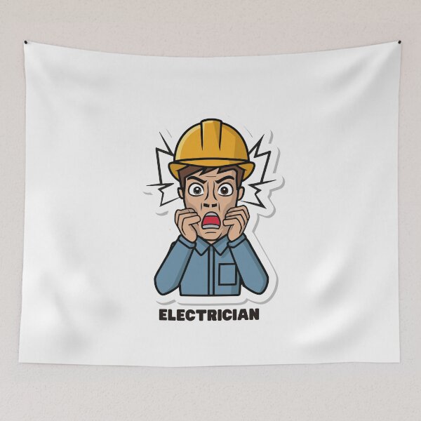 Item preview, Eelectrician engineer art designed and sold by OrangeMG.