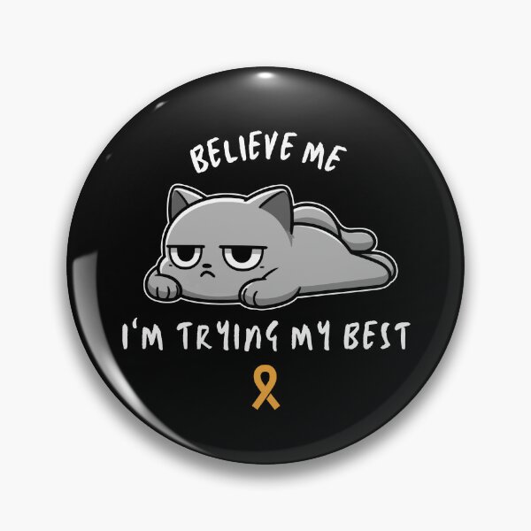 Item preview, COPD Warrior Cat With Awareness Ribbon designed and sold by CrystalCrush.