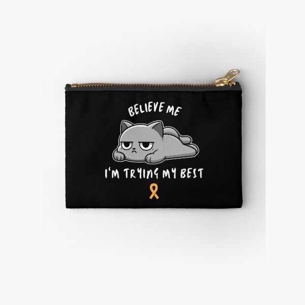 Item preview, COPD Warrior Cat With Awareness Ribbon designed and sold by CrystalCrush.