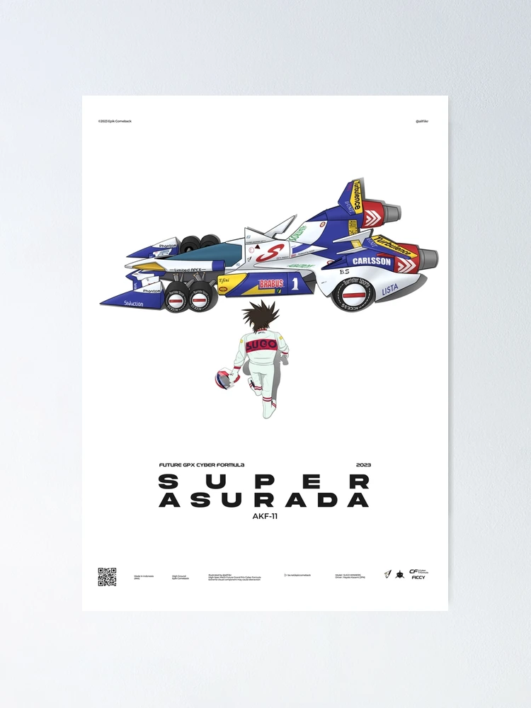 Cyber Formula : Sugo - Super Asurada AKF-11 detailed illustration