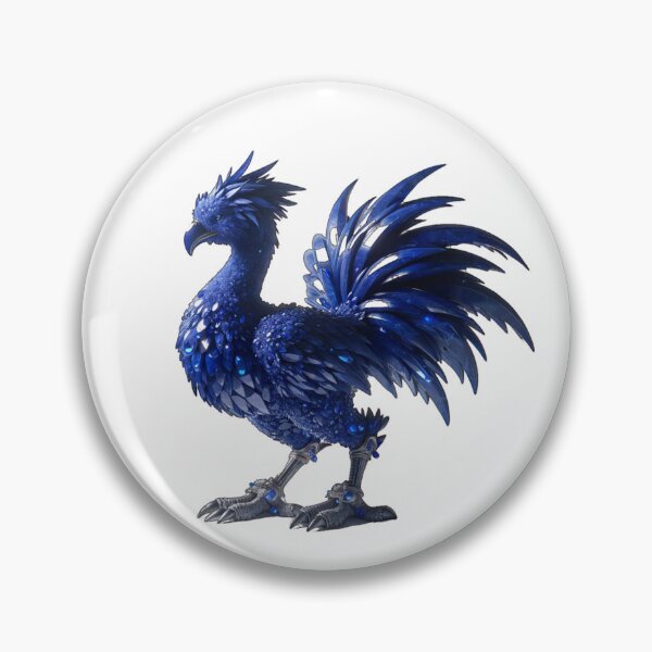 Item preview, Blue Sapphire Chocobo Bird from Final Fantasy Games designed and sold by kylmllr101684.