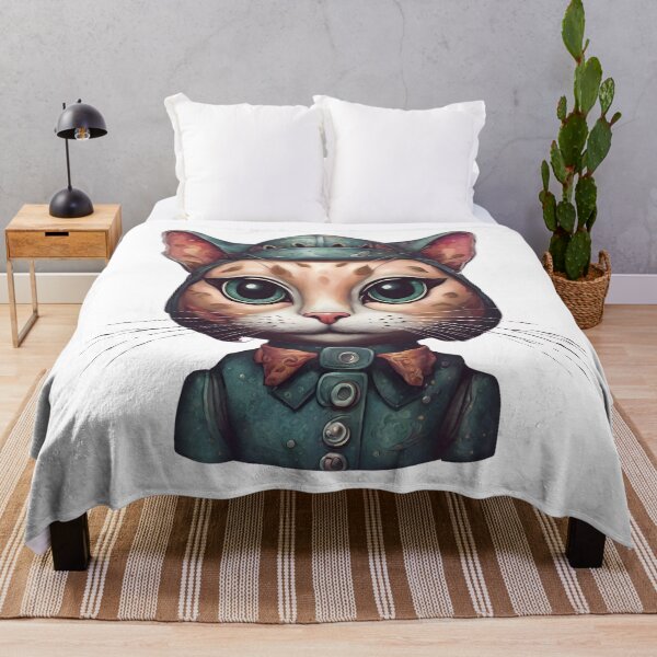 Artikelvorschau, Pop-surrealistische Katze 1 entworfen und verkauft von LittleGoblinPrs.