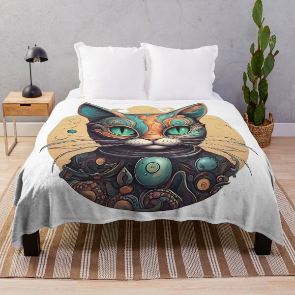 Artikelvorschau, Pop Surrealist Cat 2 entworfen und verkauft von LittleGoblinPrs.