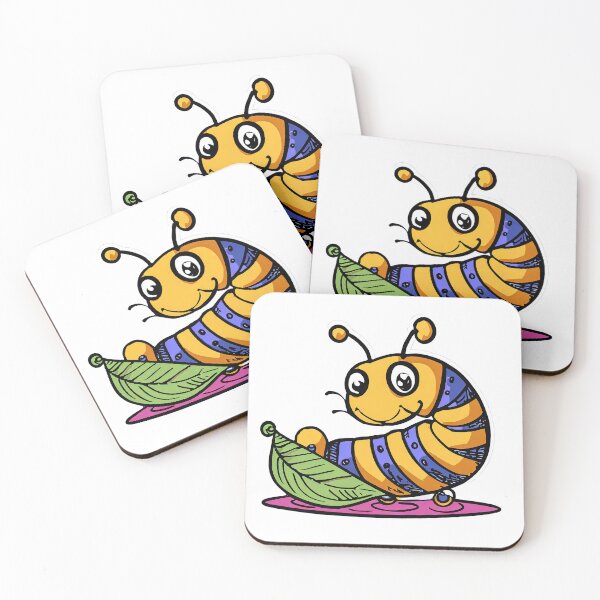 Item preview, Caterpillar On A Leaf designed and sold by ArtShare.