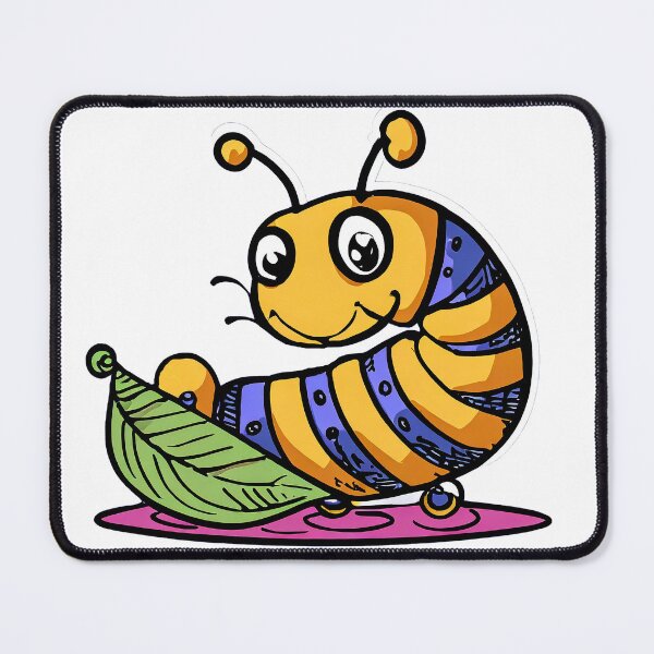 Item preview, Caterpillar On A Leaf designed and sold by ArtShare.
