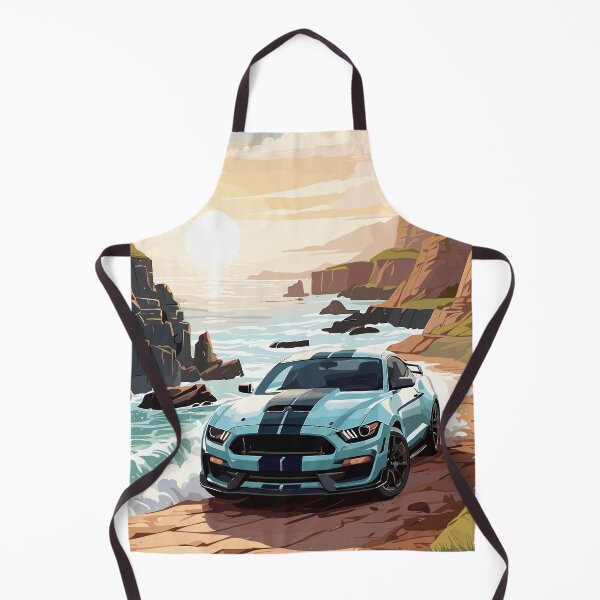 Item preview, Modern American GT 500 Muscle Car Blue and Black Poster designed and sold by VenZolic.
