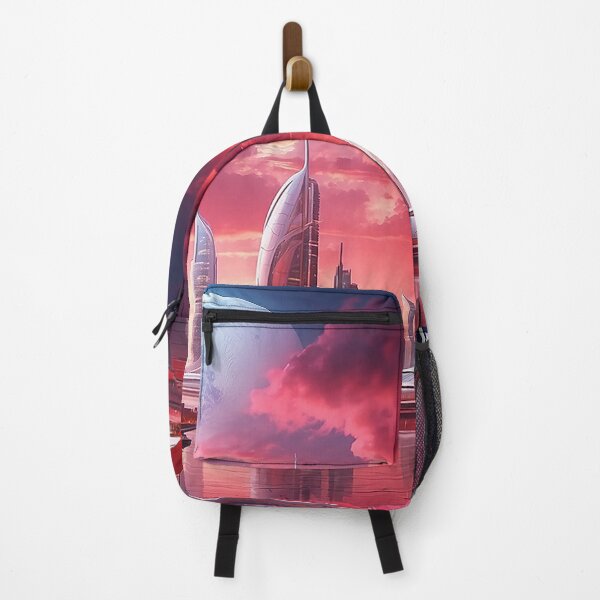 Item preview, futuristic photo of the future city of Chicago 3000 v4 designed and sold by Colorful-Worlds.