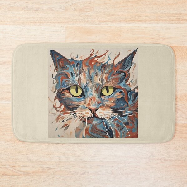 Item preview, Wild Painted Cat designed and sold by LittleGoblinPrs.