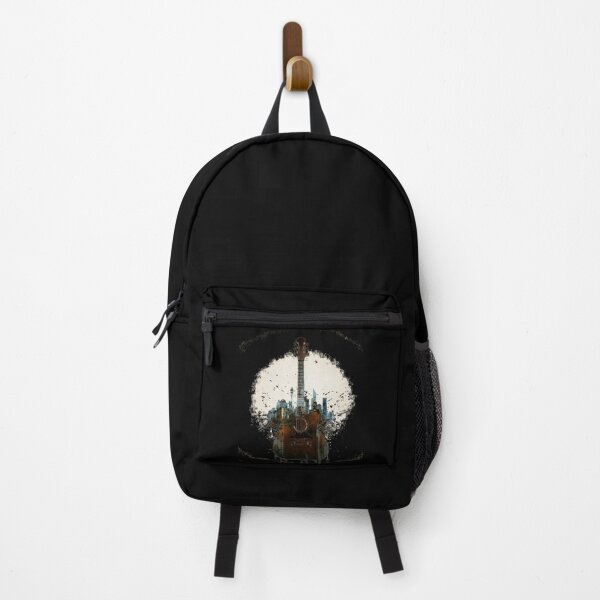 Item preview, Guitar on the background of the city designed and sold by rafal12345.