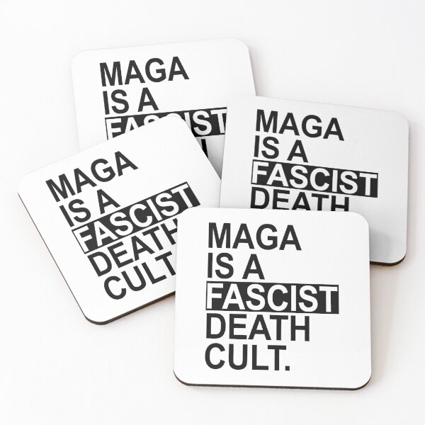 Item preview, MAGA IS A FASCIST DEATH CULT (black) designed and sold by Thelittlelord.