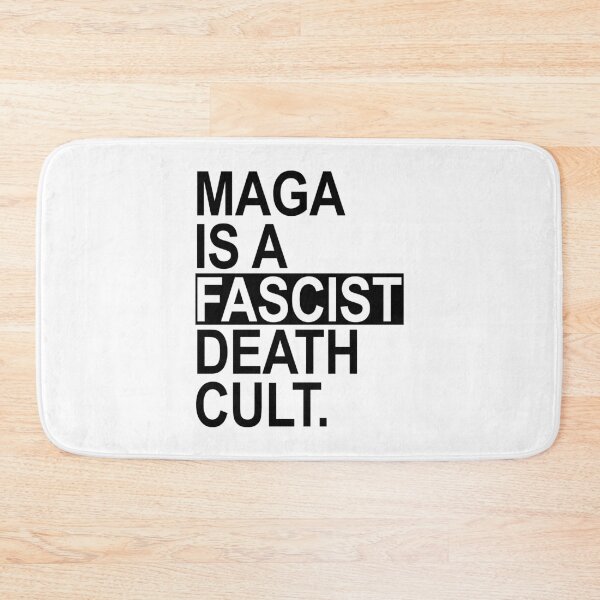 Item preview, MAGA IS A FASCIST DEATH CULT (black) designed and sold by Thelittlelord.