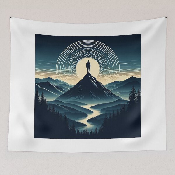 Item preview, Serenity in Solitude designed and sold by TextileTrove.