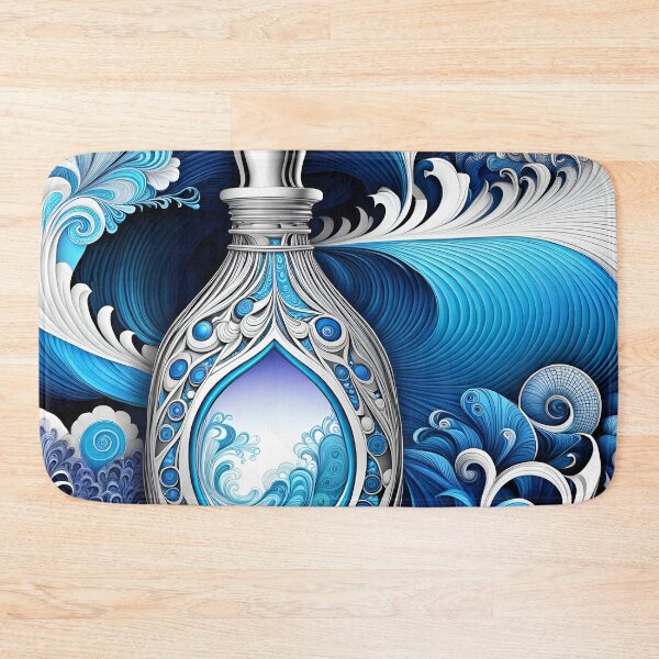 Item preview, Time in a Bottle - Cerulean Waves designed and sold by Heather Wooldridge.