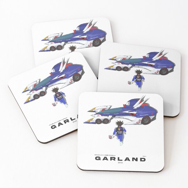 Item preview, Cyber Formula : Sugo - Garland SF03 (K) detailed illustration with Akira Style designed and sold by efiik.