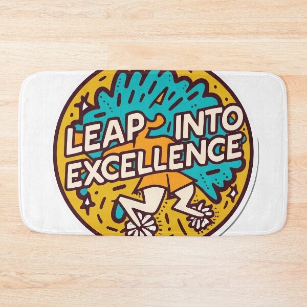 Item preview, Leap into Excellence - Comic Style Cheerleader designed and sold by NiftyWrx.