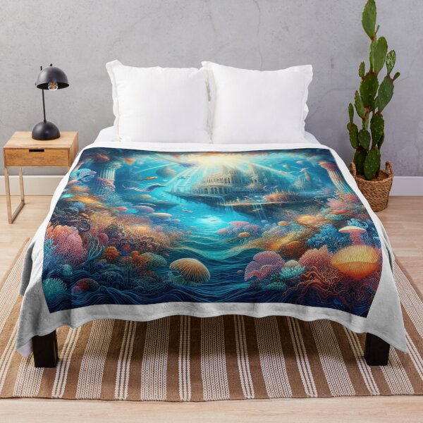 Item preview, Underwater Dreamscape designed and sold by TextileTrove.