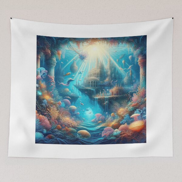 Item preview, Underwater Dreamscape designed and sold by TextileTrove.
