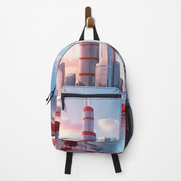 Item preview, futuristic photo of the future city of Chicago 3000 v6 designed and sold by Colorful-Worlds.