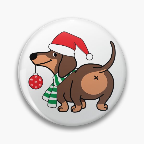 Artikelvorschau, Dackel Weihnachtshund entworfen und verkauft von ImagineItNow.