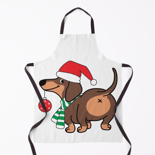 Item preview, Dachshund Christmas dog designed and sold by ImagineItNow.