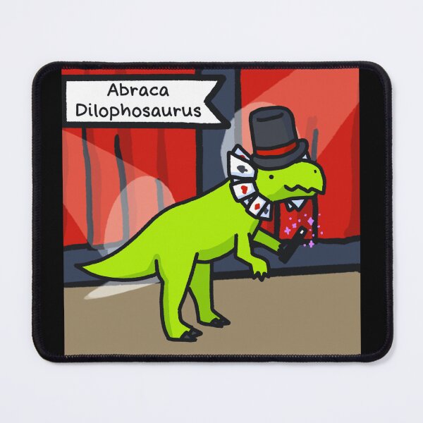 Item preview, Abraca Dilophosaurus Square designed and sold by cozy-critters.