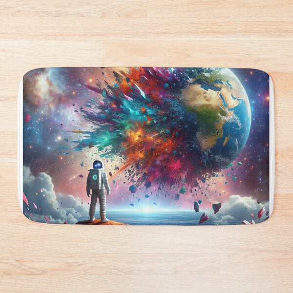 Item preview, Cosmic Rebirth: Astronaut at the Edge of Creation designed and sold by ArtComixHaven.