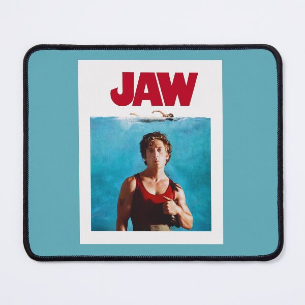 Item preview, Jeremy Allen White ("JAW") Jaws Spoof Poster designed and sold by Revolocity Designs.