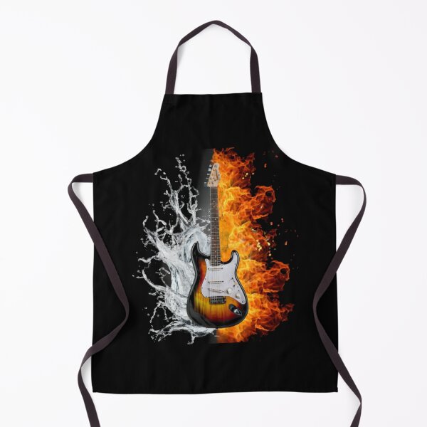 Item preview, Electric guitar on the fire and water designed and sold by rafal12345.
