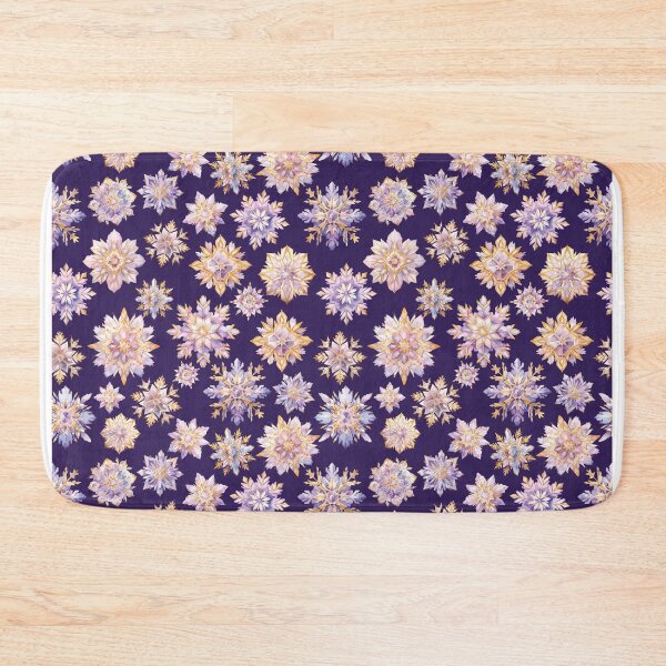 Item preview, Golden Snowflakes Pattern  designed and sold by HofTao.