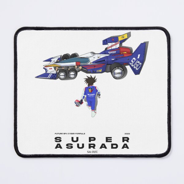 Item preview, Cyber Formula : Sugo - Super Asurada SA-01/C detailed illustration with Akira Style designed and sold by efiik.