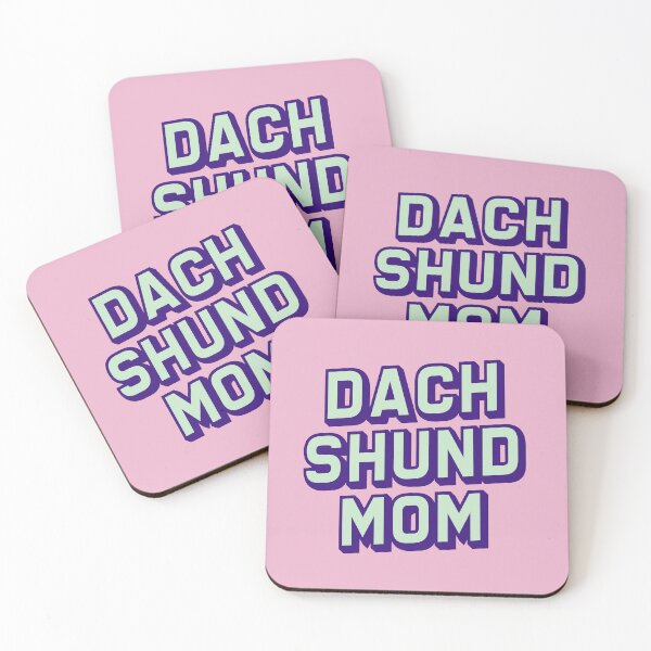 Aperçu de l'œuvre Teckel Mama Retro Beach Bubble Gum Cadeau créée et vendue par Guarddogdrive.