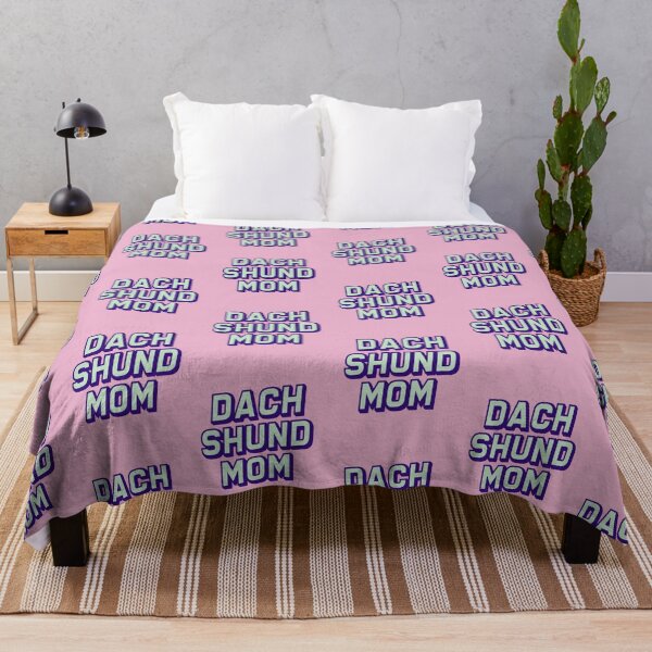 Aperçu de l'œuvre Teckel Mama Retro Beach Bubble Gum Cadeau créée et vendue par Guarddogdrive.