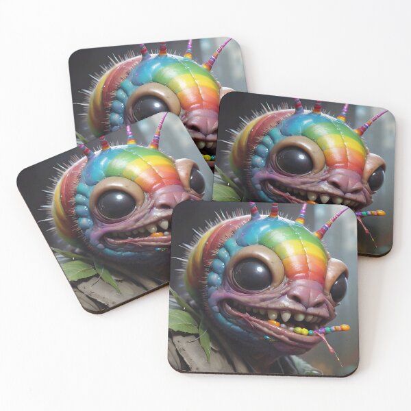 Item preview, The Alien Rainbow Caterpillar designed and sold by TheArtOfPat.