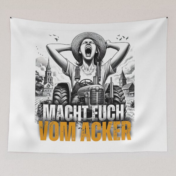 Artikelvorschau, Bauern, Demo, Macht Euch vom Acker 4 entworfen und verkauft von Wallisart.