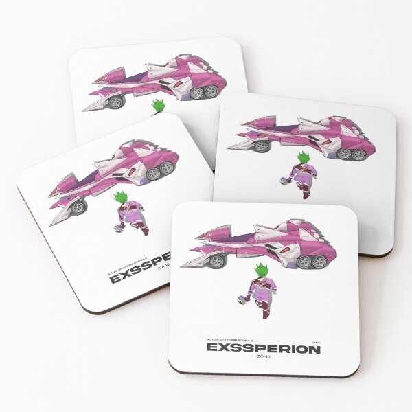 Item preview, Cyber Formula : Aoi - Exssperion Z/A-10 (BK) detailed illustration with Akira Style designed and sold by efiik.