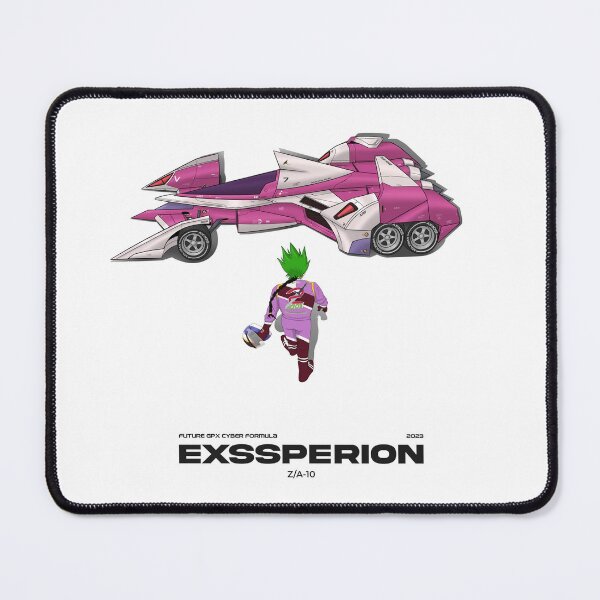 Item preview, Cyber Formula : Aoi - Exssperion Z/A-10 (BK) detailed illustration with Akira Style designed and sold by efiik.