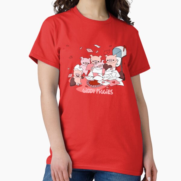 Giddy Piggies Valentine’s Day Mail Classic T-Shirt