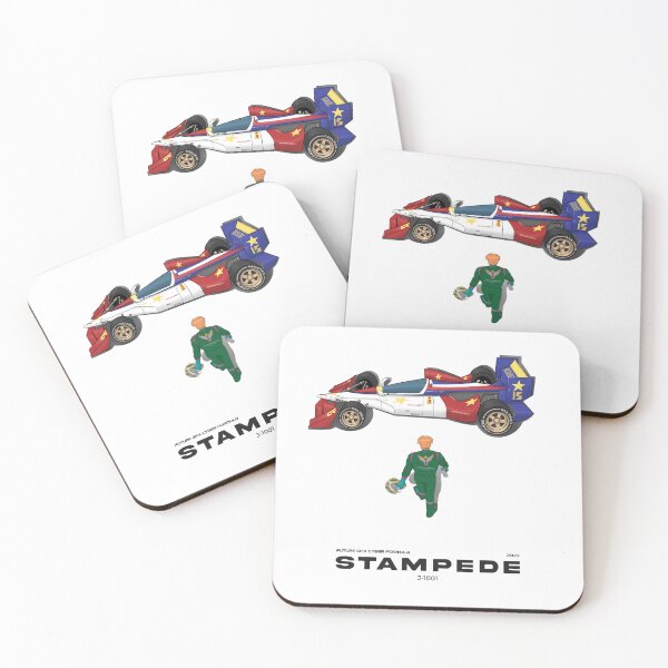 Item preview, Cyber Formula : K.A.M Stampede - Stampede J-1001 detailed illustration with Akira Style designed and sold by efiik.