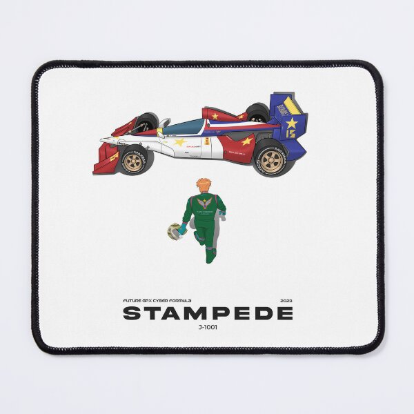 Item preview, Cyber Formula : K.A.M Stampede - Stampede J-1001 detailed illustration with Akira Style designed and sold by efiik.