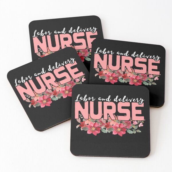 Item preview, labor and delivery nurse , L and D nurse cute flowers designed and sold by Micro-dose.