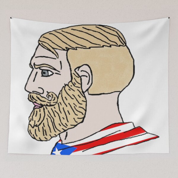 Item preview, Yes Chad - Puerto Rico designed and sold by AztecaPixels.