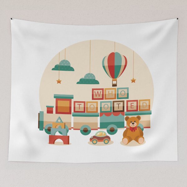Item preview, Who tooted - The fun retro toy train designed and sold by Creacel26.