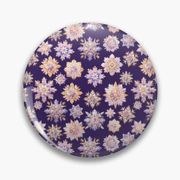 Item preview, Golden Snowflakes Pattern  designed and sold by HofTao.