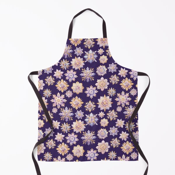 Item preview, Golden Snowflakes Pattern designed and sold by HofTao.