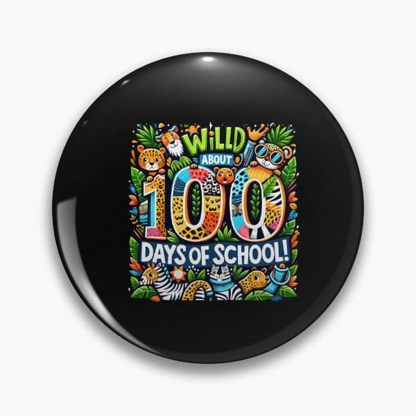Item preview, Wild About 100 Days of School Jungle Tee  - 100 Days of School designed and sold by MAPDDesigns.